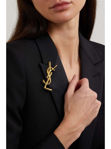 briche ysl|yves saint laurent brooch.